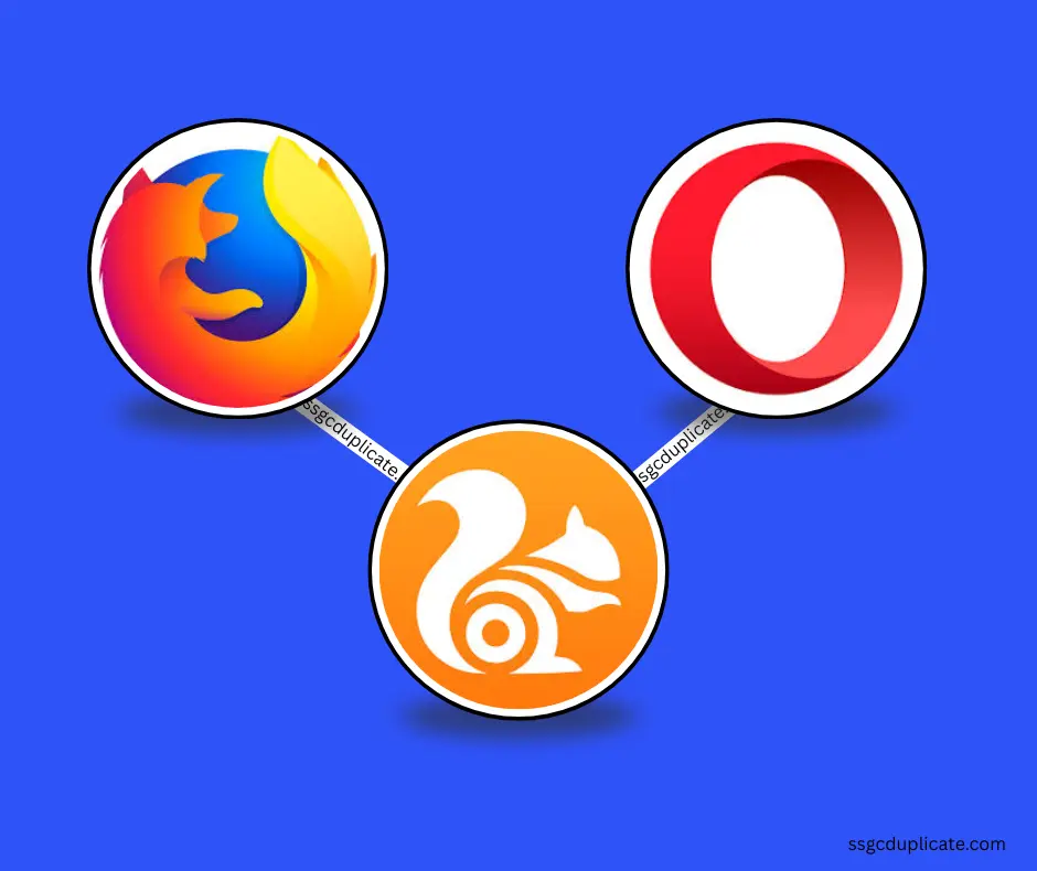 mozilaa opera and uc browser