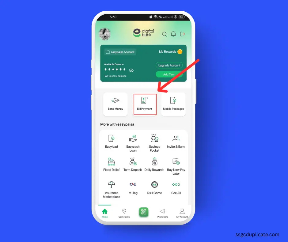 pay bill via easypaisa