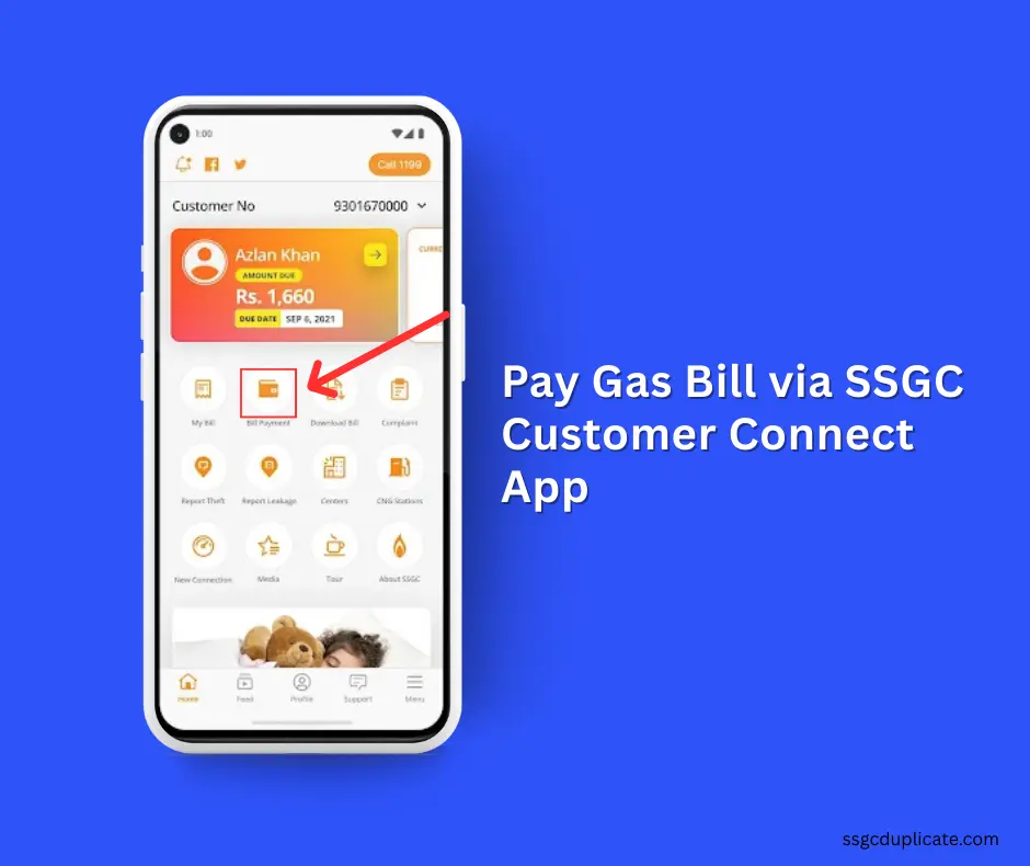 pay via ssgc official app