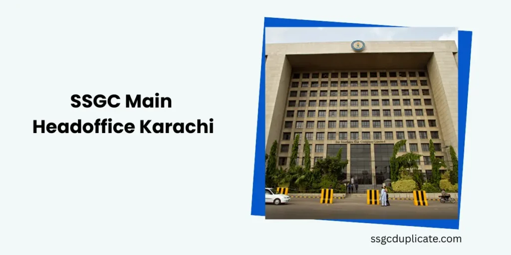 SSGC Main
Headoffice Karachi